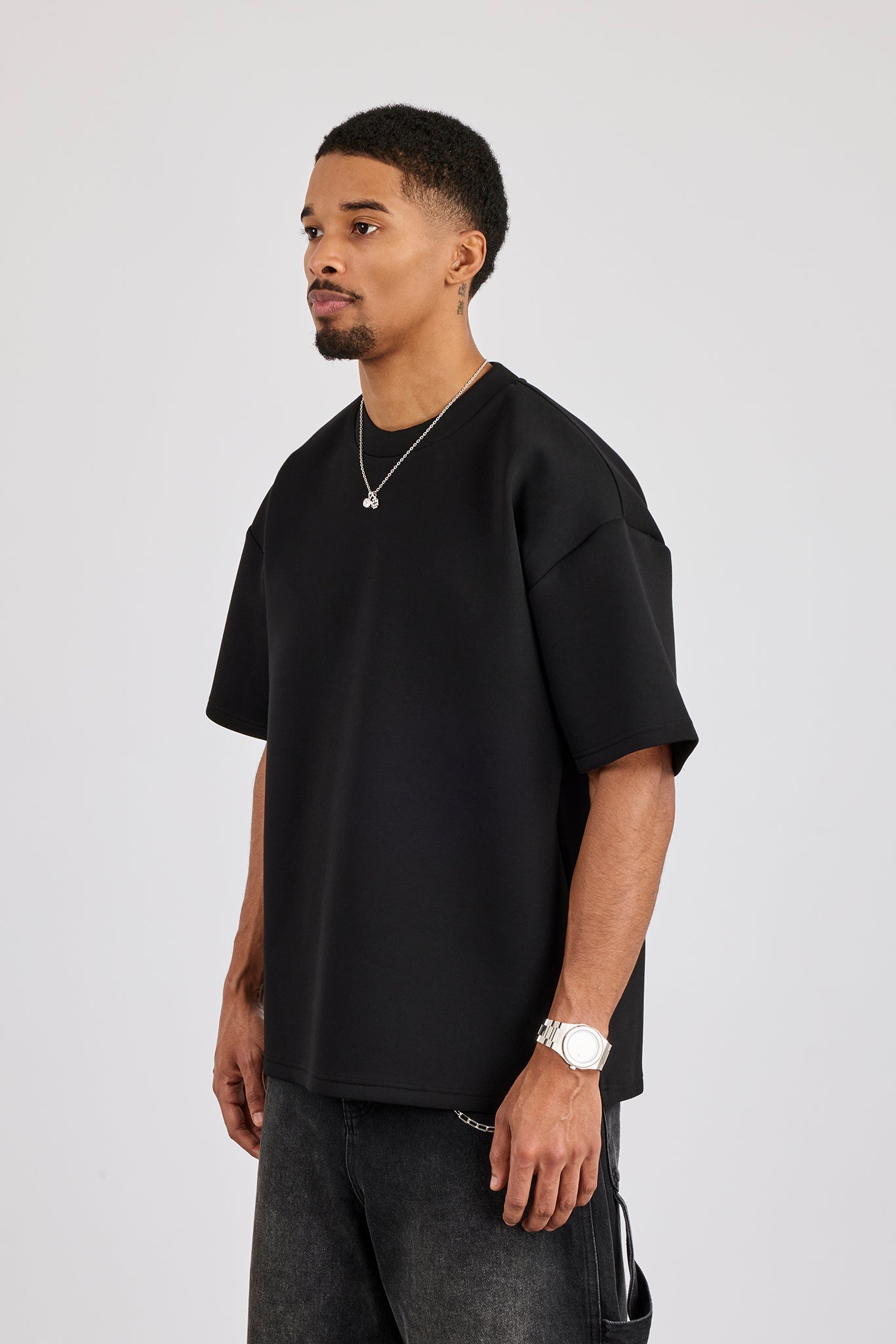 Scuba Oversized T-Shirt - Black
